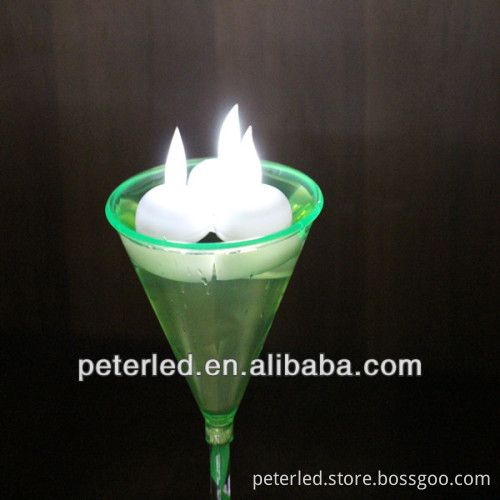 Waterproof LED Floating Candle Light for holiday decoration